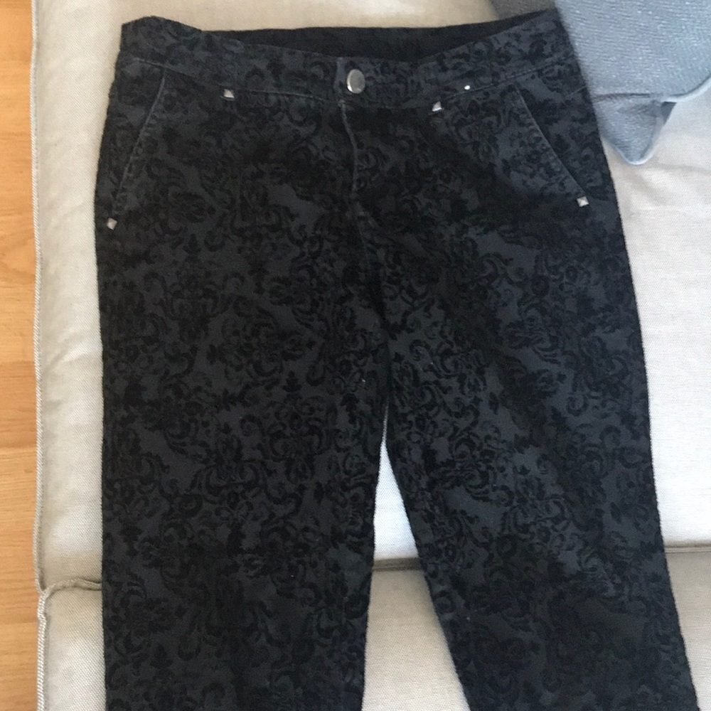 Woolworth patterned cotton trousers pants size S/M - Picture 3 of 7